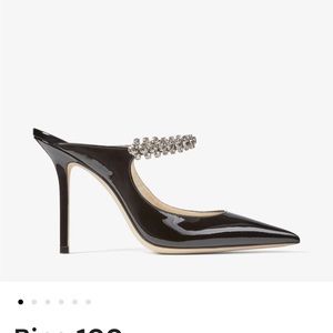 jimmy choo bing 100 black patent leather